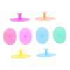 PACKOVE 1set Shampoo Brush Soft Silicone Shower Scrubber for Gentle