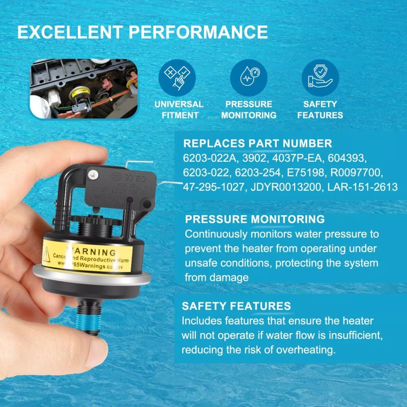 for Zodiac Replacement for Jandy Zodiac R0013200 Laars Pool Heater