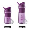 BlenderBottle SportMixer Shaker Bottle Perfect for Protein Shakes and Pre
