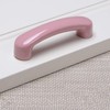 Txinmin Pink Ceramics Cabinet Pulls 3" (76mm) Hole Centers Cabinet