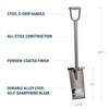 Gemplers All Steel Spade, Self-Sharpening Blade, Two Removable Footpads, 40.5"
