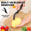 Vegetable and Fruit Peeler Set, Stainless Steel Y-Shaped Design, 2-Pack,