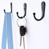 40 Pieces Wall Mounted Key Hook Robe Hooks Cloth Hanger
