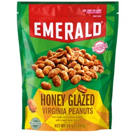 Emerald Honey Roasted Virginia Peanuts, 10 Oz (Pack of 2)
