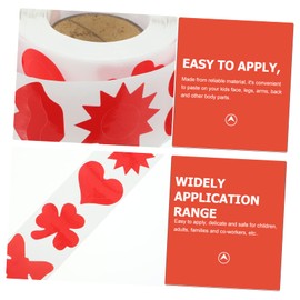 KOMBIUDA Sun Tanning Stickers Pack Body Tanning Labels for Indoor Beds Easy Application for Events Gatherings