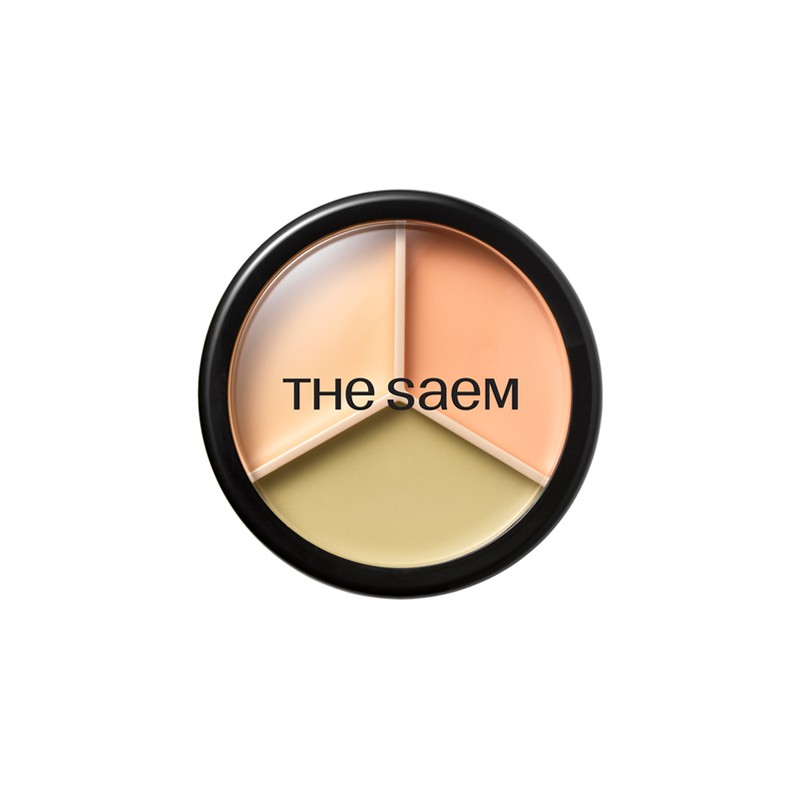 The Saem Cover Perfection Triple Pot Concealer 7colors / 더샘