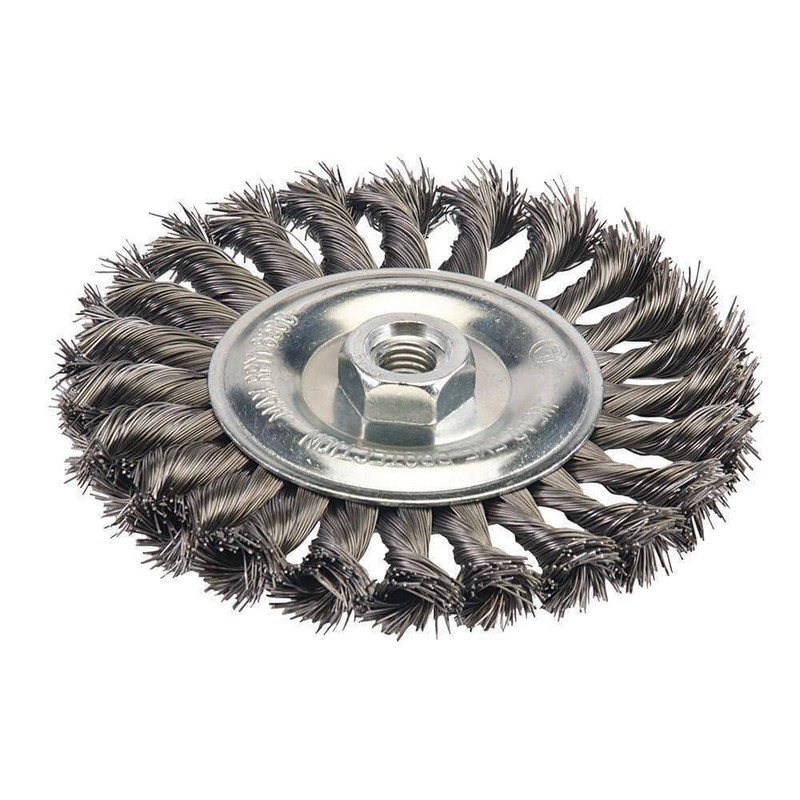 Silverline 656640 Steel Twist-Knot Wheel 115 mm
