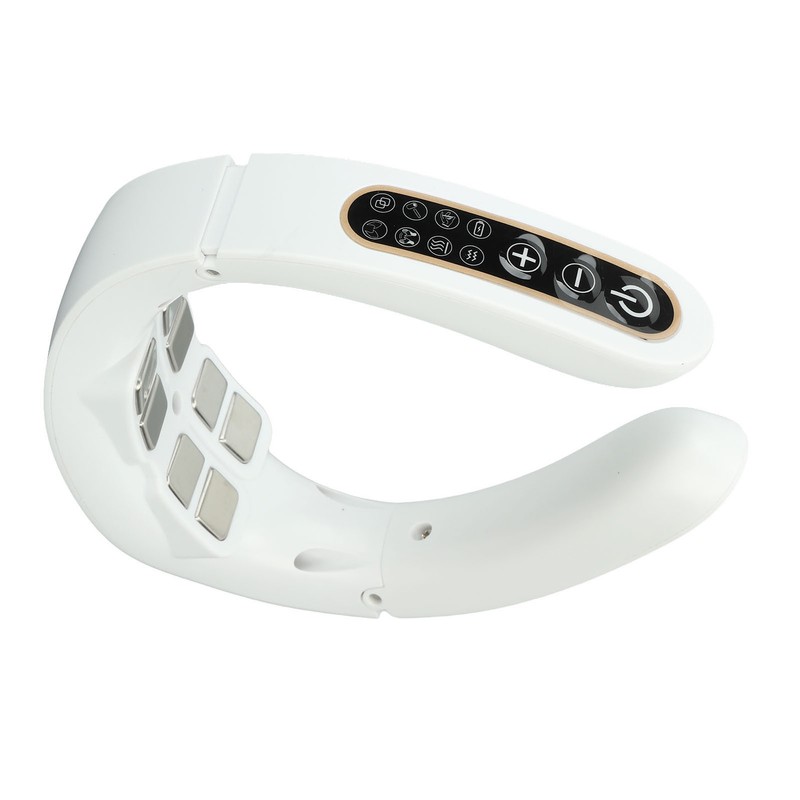 Electric Neck Massager Hot Compress 6 Modes 15 Gears Reduce