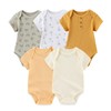 Tone Short-Sleeved Bodysuits for Newborns Baby Boys and Girls 0-3