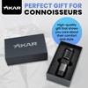 XIKAR Tactical Single-Jet Lighter, Gunmetal and Black - Powerful Flame,