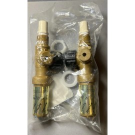 Ayrlett 2 Pcs Ayrlett Washing Machine 1/4-Turn Valves With Water Hammer Arresters NEW