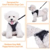 PETPUBGNZS Cute Plaid No Pull Dog Harness for Small Dogs