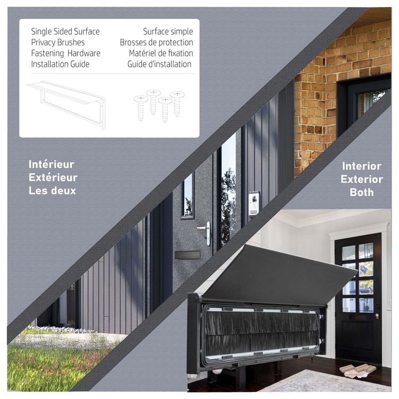 11.5" Insulated Universal Single Side Surface Mount Satin Silver Mail