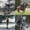 Casco De Bicicleta Unisex+redes Para Moto,casco De Ciclismo Blanco G