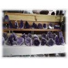 2 Nice Shelf Size Amethyst Cut Base Crystal Cluster Geode