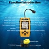 RICANK Kayak Portable Fish Depth Finder Handheld Fish Finder Contour