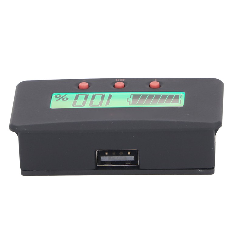 Battery Monitor Meter High Accuracy Voltmeter Ammeter Universal Battery Capacity