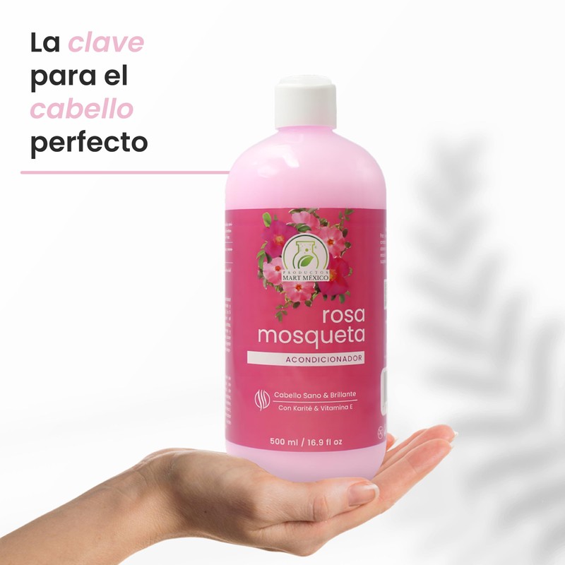 Acondicionador Rosa Mosqueta Productos Mart Oficial 500 Ml