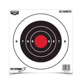 Birchwood Casey Eze-Scorer 8-Inch Bull's-Eye Paper Target - 26 Sheet Pack