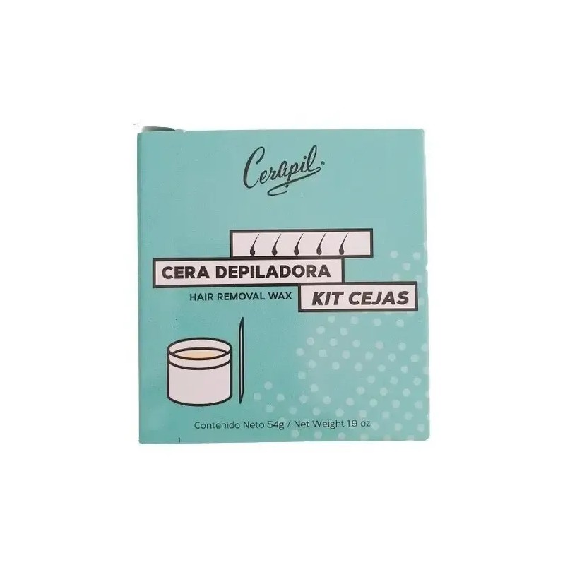 Cerapil Cera Depiladora. Kit De Cejas. 54 Gr.