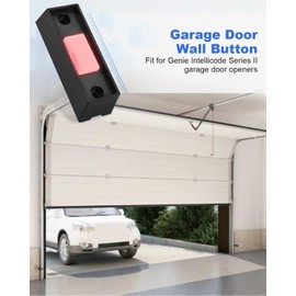 ULXIOM Garage Door Wall Button Fits for Genie 29599S Wired Series II, Push Button Garage Door Opener, Lighted
