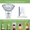 Rugfew GU10 Halogen Bulb 120V 50W Halogen Light Bulbs, GU10+C