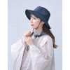 Kawadomi Seisakusho Rain Hat Bucket Hat Women's Size KW-BH101NV Navy
