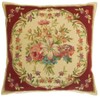 Yapatkwa Belgian Tapestry, Classic French Flower Bouquet, Blue, Decorative Woven