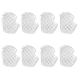 8Pcs Sesamoiditis Pads, Gel Metatarsal Cushions, Reusable Forefoot Protectors for Sesamoids, for Men and Women, Party Feet Gel Cushions,Pads for Ball of Foot,Foot Cushions for Balls of Feet