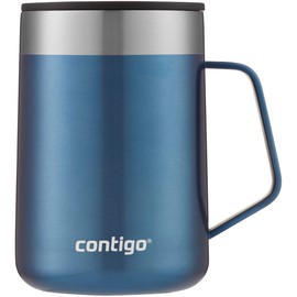 Contigo 2144598 Streeterville Stainless Steel Tumbler with Straw, Sake, 24 oz