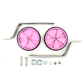 PetrolScooter Universal Bike Stabiliser Kids Training Wheels 12-20 Light Pink