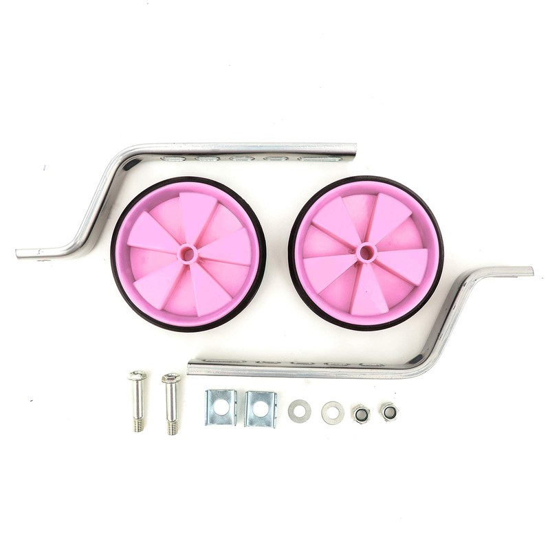 PetrolScooter Universal Bike Stabiliser Kids Training Wheels 12-20 Light Pink