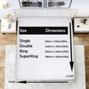 White Double fitted sheet Non-iron, Soft, Plain 200TC polycotton bottom