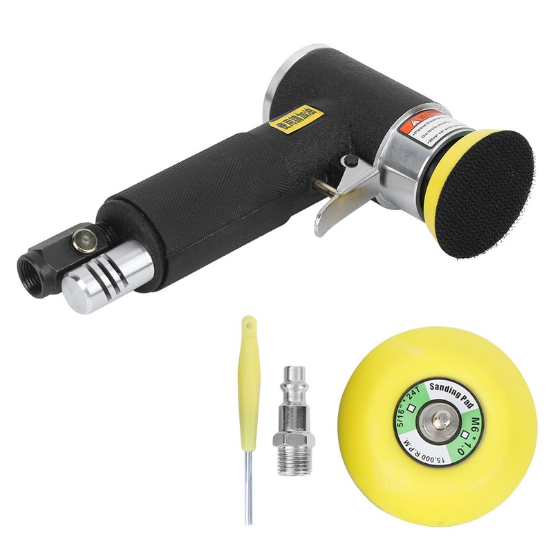 Pneumatic Polisher Polishing Machine Sanding Eccentric Elbow 2‑Inch / 3Inch