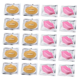 BIUDECO 20pcs Collagen Gel Lip Mask Moisturizing Exfoliating Treatment for Nourishing Lips Anti-wrinkle Lifting Hydrating Suitable for Daily Use