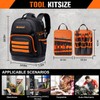 96-Pocket Tool Backpack Heavy Duty, Large Tool Bag Backpack for