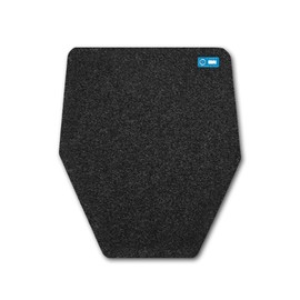 Hygomat Disposable Urinal Mats, Odor Eliminating, Time Monitor, Non-Slip Adhesive, Charcoal, Case of 12, Made in The USA