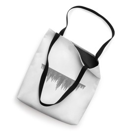 Bear Reflection Forest Silhouette Wildlife Natural Scene Tote Bag