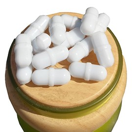 Varillas magnéticas para agitador de PTFE (5 x 15 mm, con forma de anillo, 10 unidades)