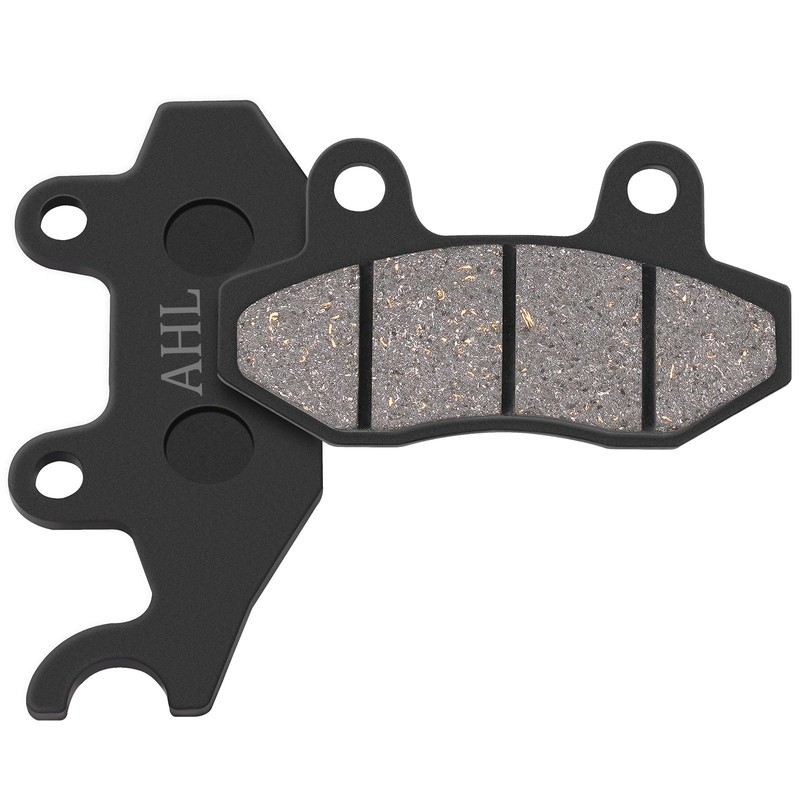 AHL 2 Pairs Motorcycle Front/Rear Brake Pads Kit Compatible with