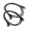 Seadream Angled Micro HDMI to HDMI Cable 2Pack 5Feet 1.5M