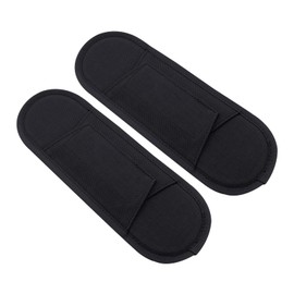 2 Pack Shoulder Strap Pad,Tactical Vest Shoulder Pads,Bag Cushion Pad,Plate Carrier Shoulder Pads,Backpack Strap Pads,Breathable Universal Bags Accessories for Travel Outdoor Sports Vests Bags (Black)