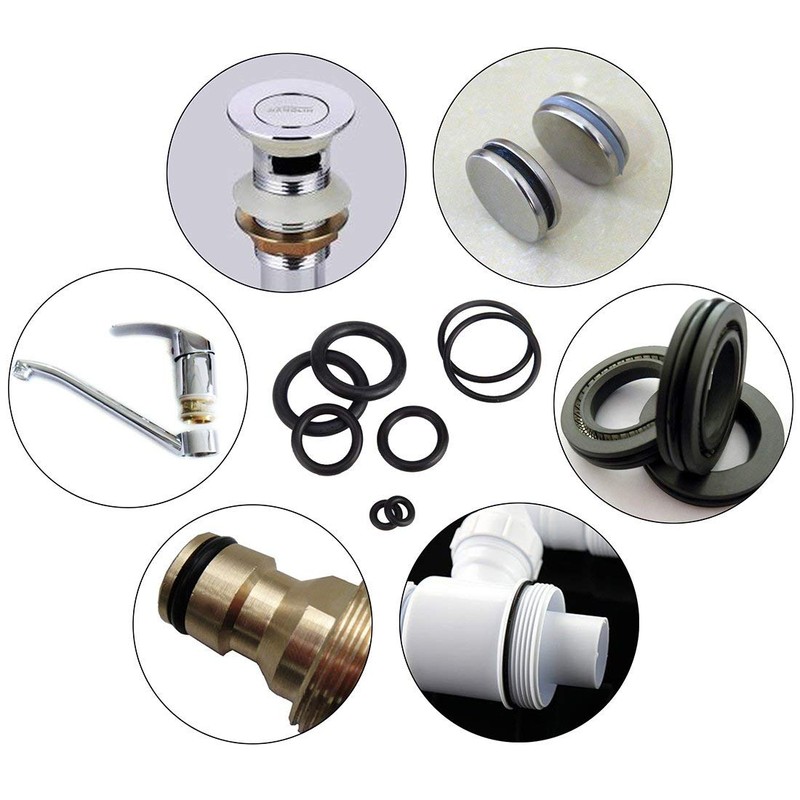 225 Pcs O-Ring O-Ring Set, General Purpose, Gasoline, Oil-Resistant, Heat