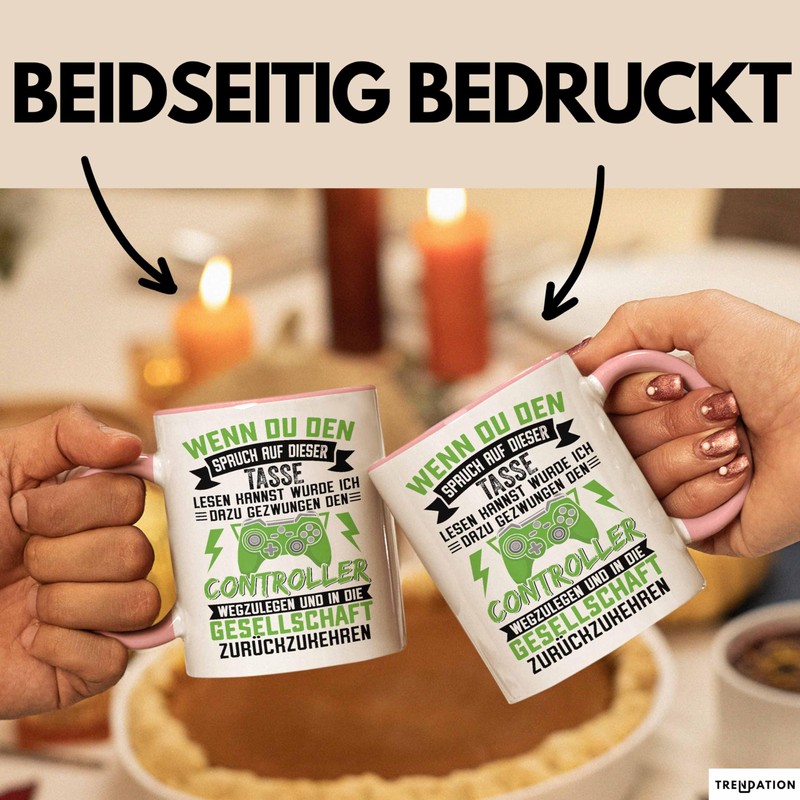 Gamer Tasse Geschenk Zocker Wenn Du Den Spruch Lesen Kannst