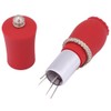 Black Red Color Rota-Table Lipstick Shaped Needle Storage Pin Cushion