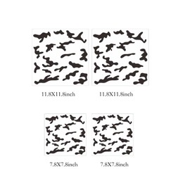 4PCS Camo Stencils Camo Stencil Kit for Spray Paint Camouflage Pattern Stencils for Painting on Wood Drawings Woodburning Canvas DIY Decor