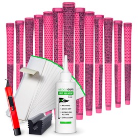 Wedge Guys DC Tour Golf Grips Kit – 4 Grip Zones for Supreme Comfort & Control - All-Weather Performance Golf Club Grips Replacement for Regripping Wedges Drivers Irons Hybrids, Midsize or Standard