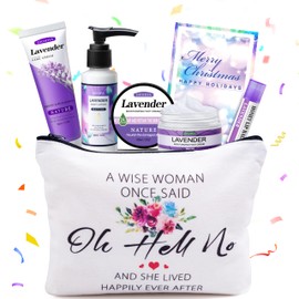 Christmas Gifts for Women Best Friends Gifts Sets Women Travel Size Toiletries Kit Travel Essentials for Women Self Care Gifts for Best Friends,Mom, Teacher,Grandma Lavender Gifts for Her Birthdayomen Self Care Gifts for Best Friends,Mom, Teacher,Grandma Lavender Gifts for Her