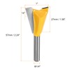HARFINGTON Dovetail Router Bits 1" Diameter 1/4" Shank Tungsten Carbide