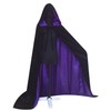 Charm&Cstay Black and Purple Cloak with Hood for Men and